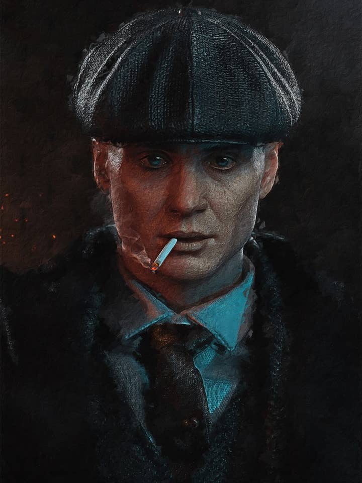 P.B Tommy Shellby nr. 1 metalen wandbord 16x12" voor wholesale door The Shizzle Print Co