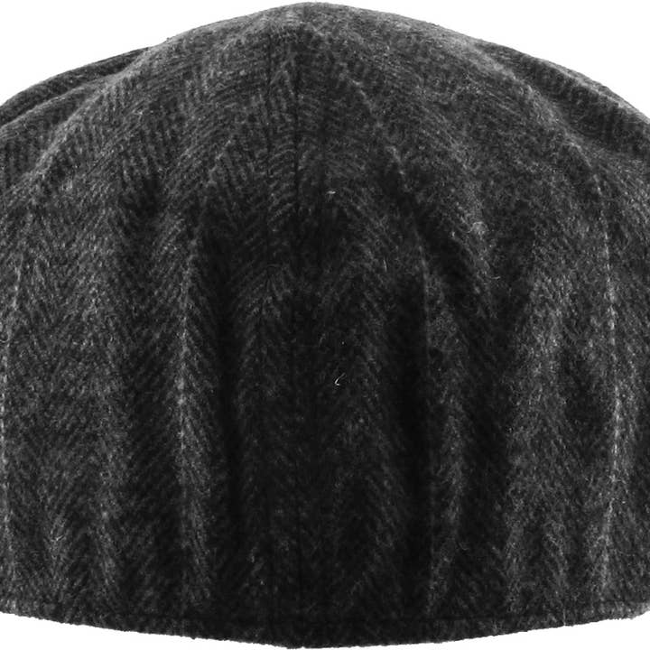 KBETHOS - Wholesale Newsboy/Schoolboy Hat - Men's - Herringbone Button Ascot