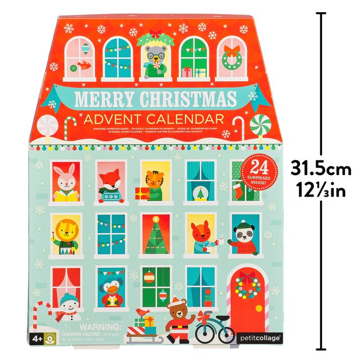 Chronicle Books - Wholesale Advent Calendar - Merry Christmas Pop-Out Advent Calendar
