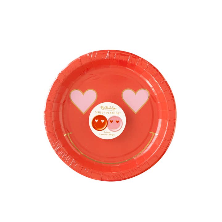 VAL1042 - Heart Eyes Paper Plate for wholesale by My Mind’s Eye