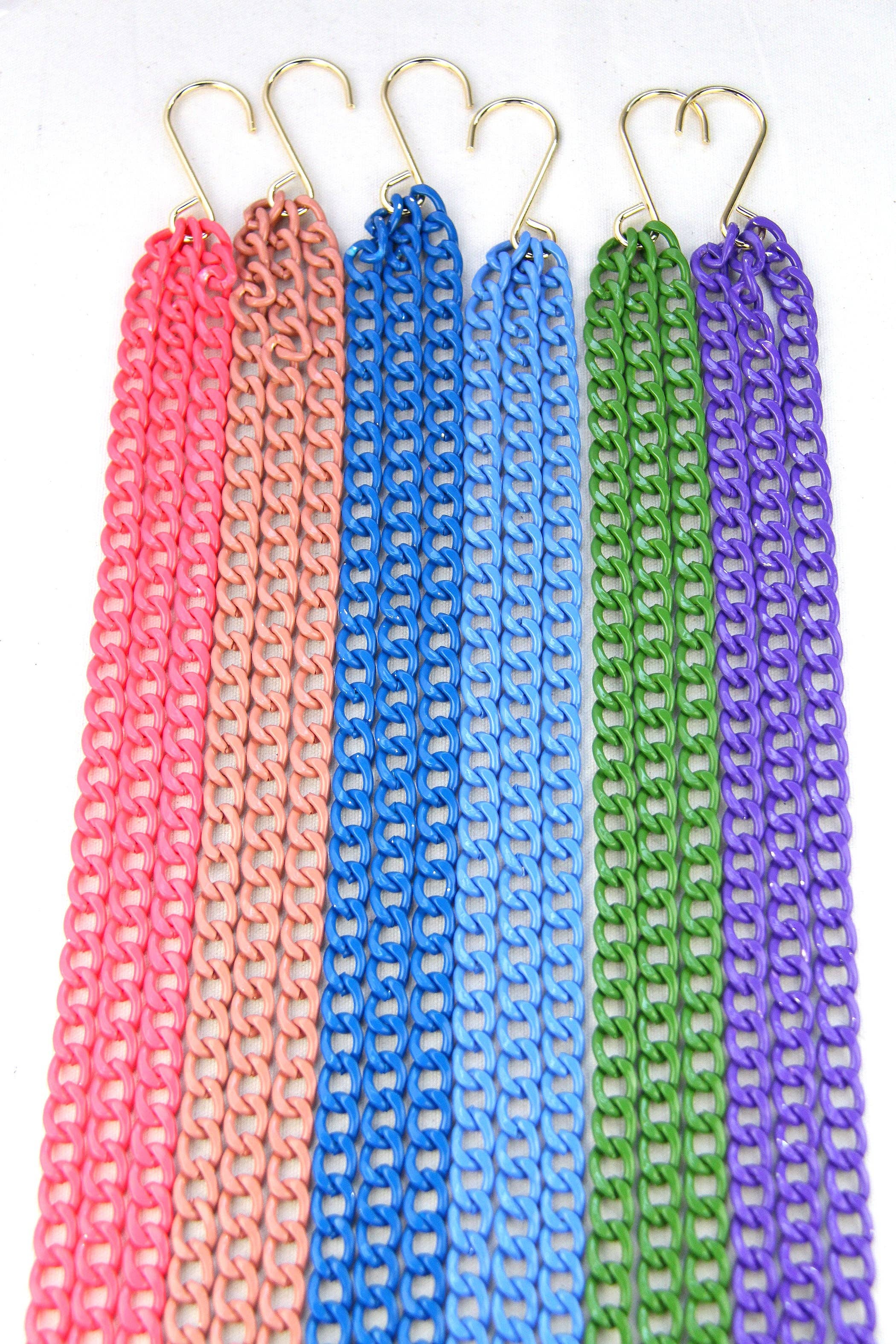 Woman Shops World - Wholesale Hanging Planter - Colorful Enamel Hanging Basket Plant Chain10