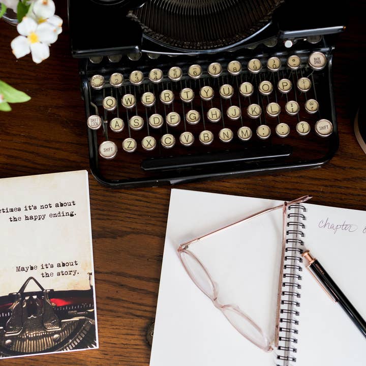 Fly Paper Products - Wholesale Notebook - Not About The Happy Ending, It's About The Story Handmade Notebook