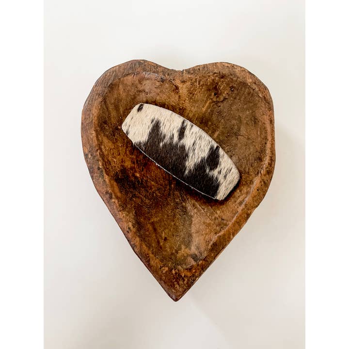 Boho Ranch Shop - Wholesale Barrette - Women's - Western Hair On Cowhide Hair Clip Barrette5