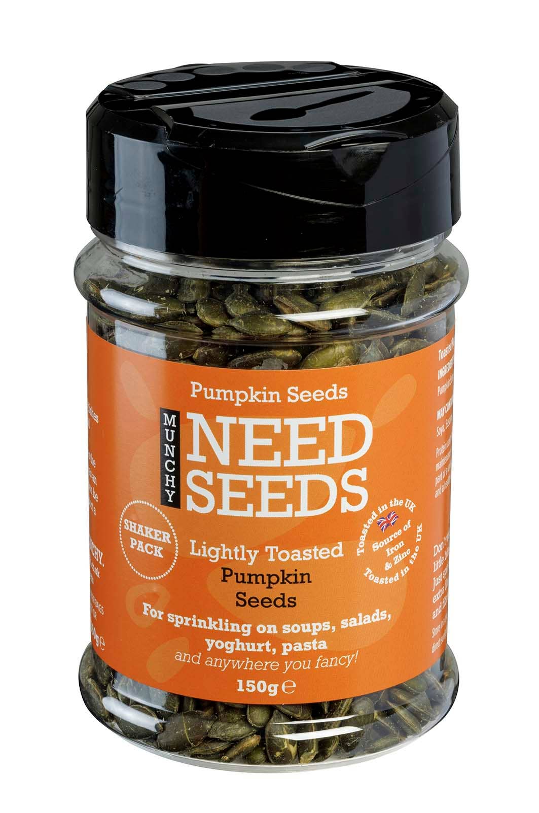 Munchy Seeds – wholesale Dried/dehydrated fruit – I Need Seeds Shaker Pots 150g6