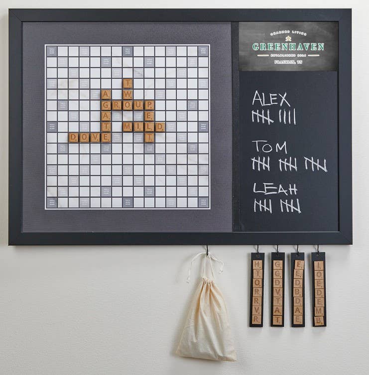 Winding Hills Designs – Großhandel Brettspiele – Maßgeschneiderte Scrabble-Wandbretter — Fügen Sie Logos und Namensschilder hinzu5