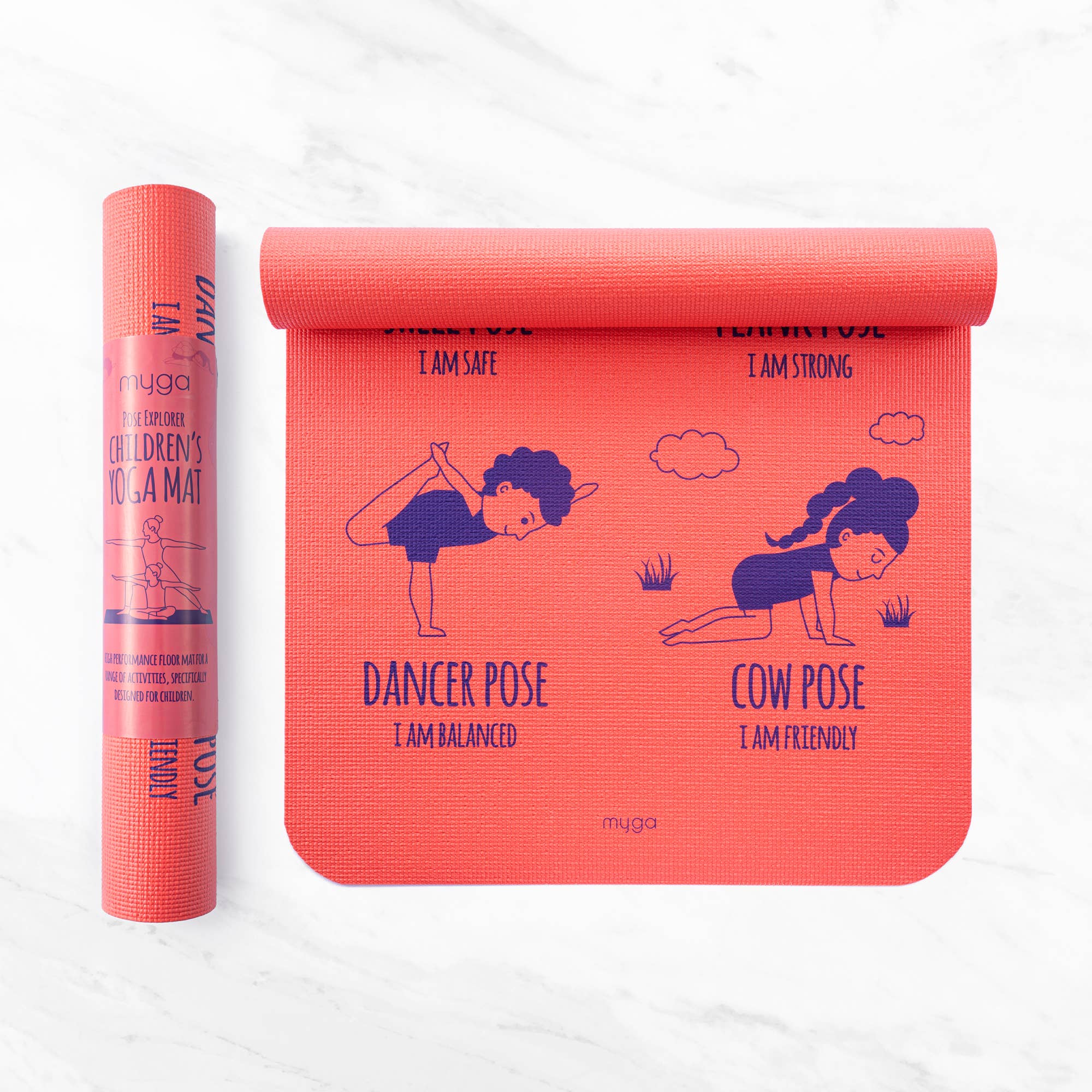 Myga – Tapete de ioga por atacado – Tapete de Yoga Kid's Pose Explorer6