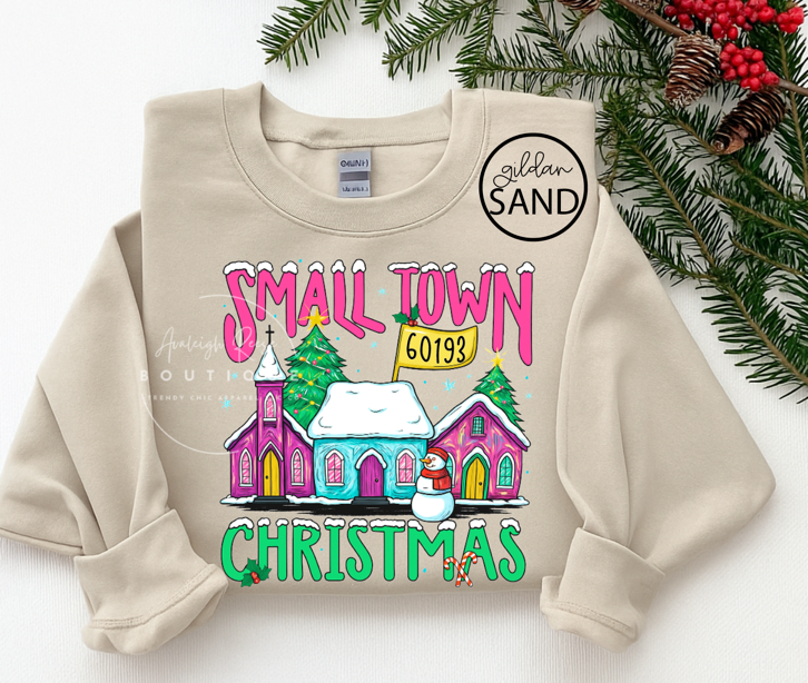 Trendy Chic Apparel LLC - Wholesale Graphic Sweatshirt - Women's - Custom Small Town Christmas Sweatshirts & T-Shirts  4