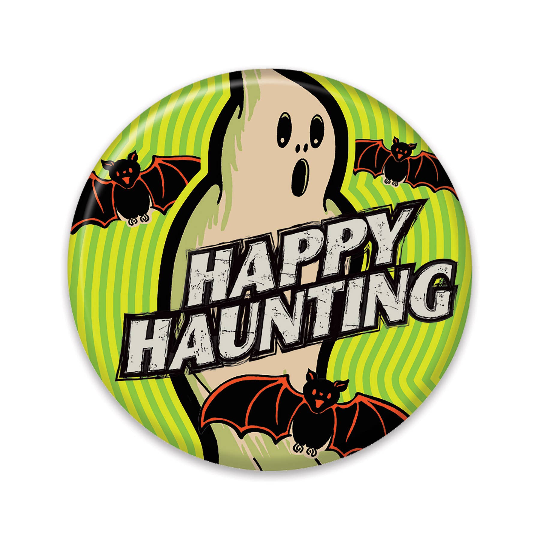 Beistle - Wholesale Lapel Pin/Button - Vintage Halloween Ghost 2" Button0