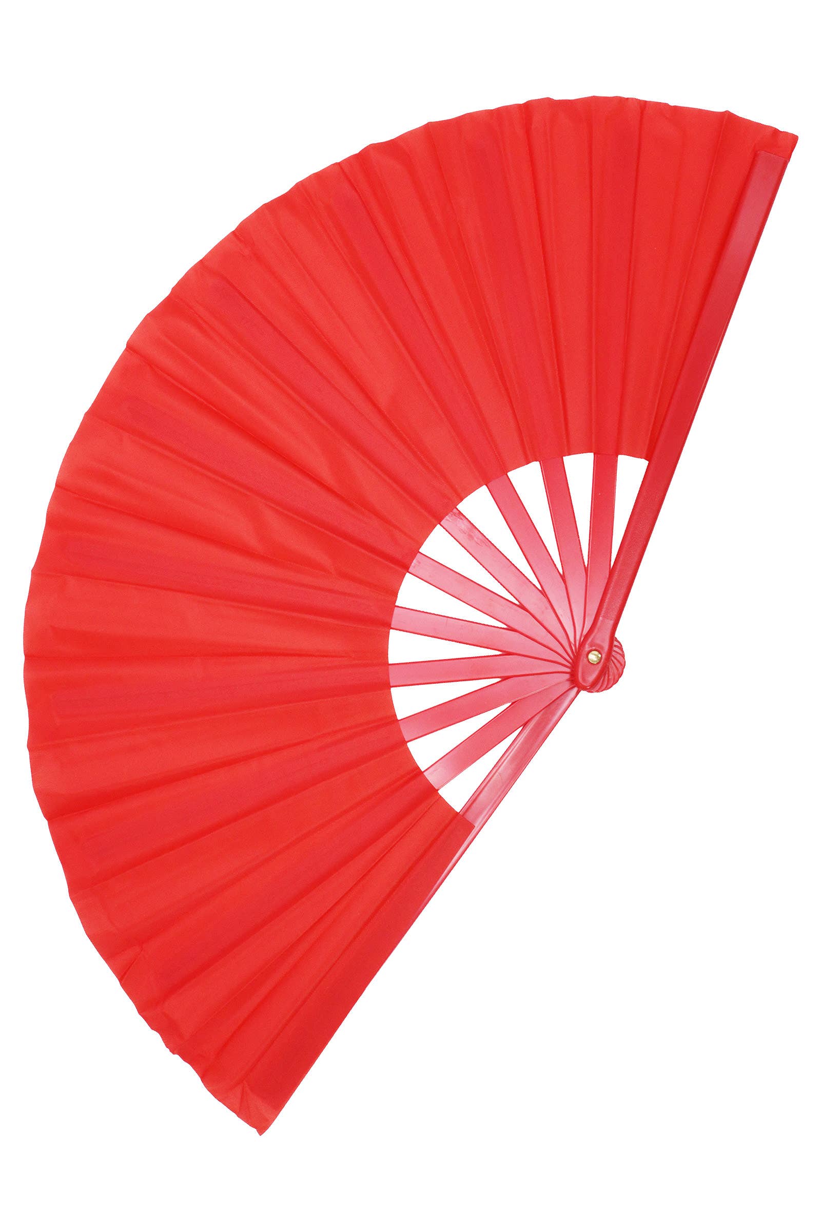 ASSORTED Large Solid Line Dance Folding Fan - 13 Inch for wholesale on Faire5