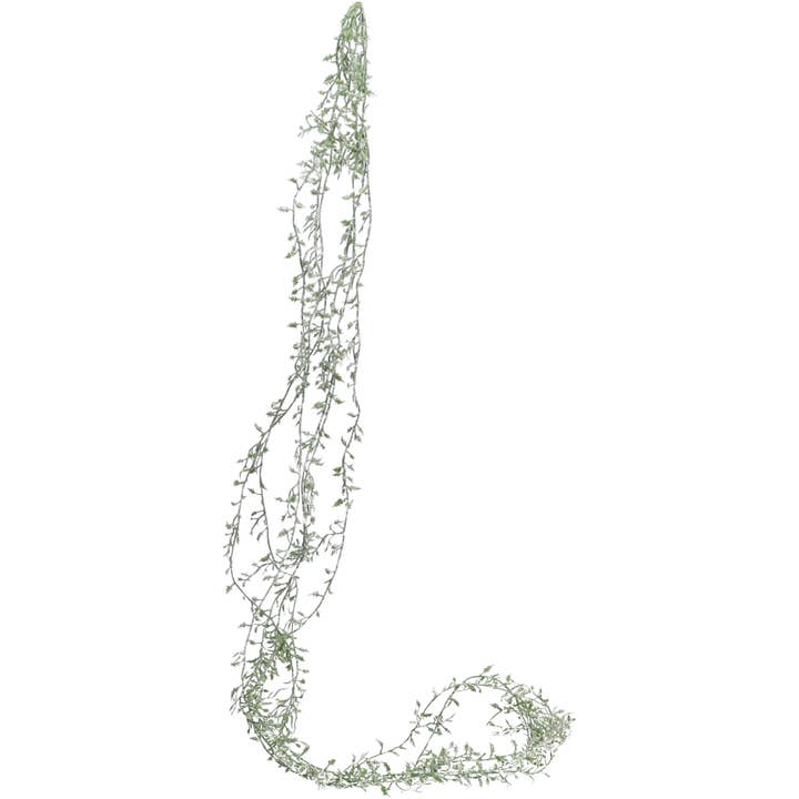 Ghirlanda di boccioli, 6 fili, L120cm, beei verde/bianco per la vendita all'ingrosso da parte di Vosteen