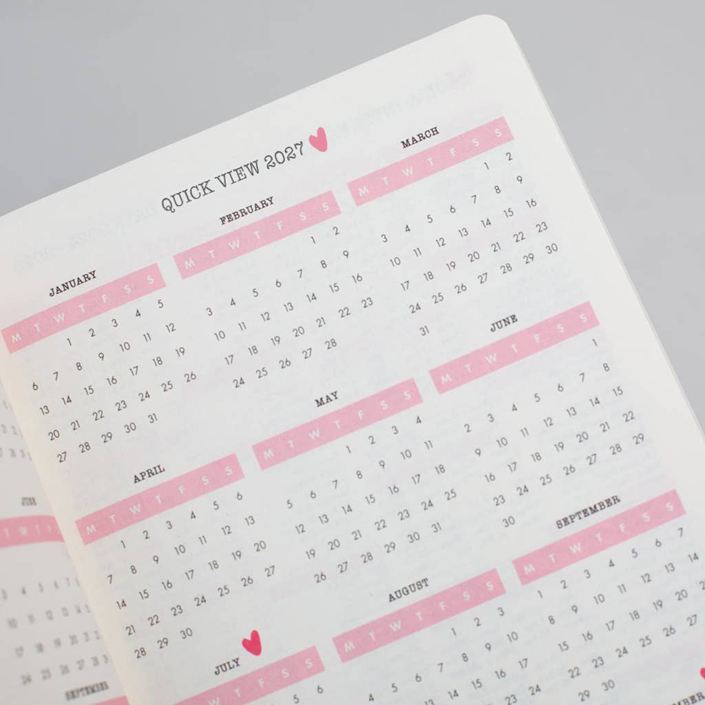 Tangible Stationery – wholesale Journal/diary – Matilda Moo - 2026 Diary - A5 Weekly Notes6