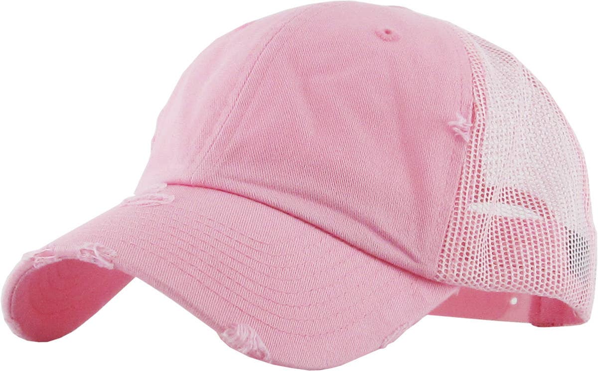 KBETHOS – Großhandel Basecap – Unisex – Vintage-Trucker-Cap mit Mesh-Einsätzen36