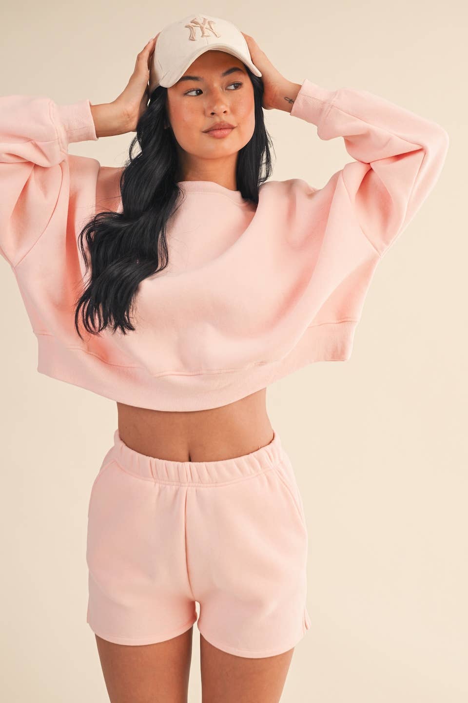 KIMBERLY C - Wholesale Sweatshirt - Women's - Cozy Fleece Oversized Crewneck Sweatshirt61