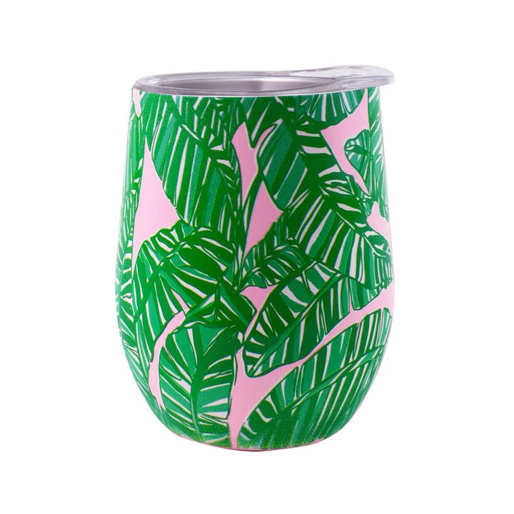 Lilly Pulitzer by Lifeguard Press - Wholesale Insulated Mug/Tumbler - Insulated Stemless Tumbler, Let's Go Bananas