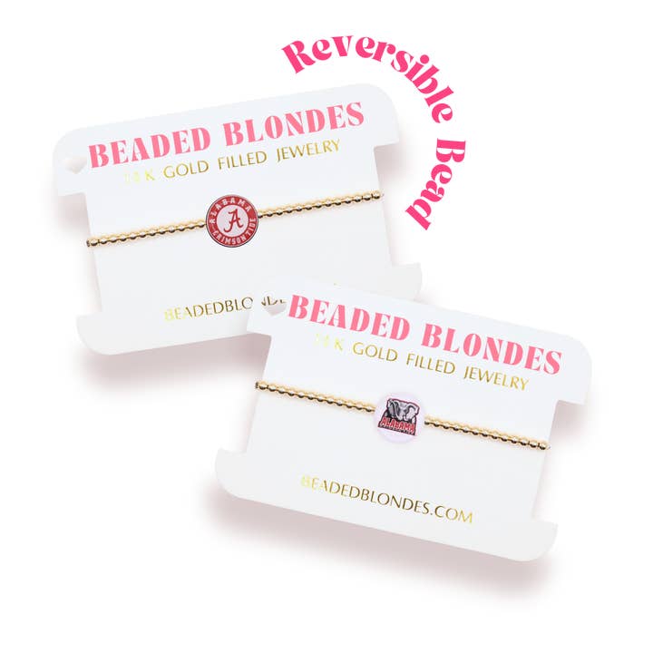 Alabama-Logo-Armband für den Großhandel von Beaded Blondes