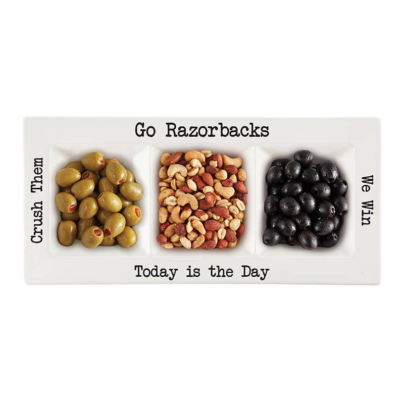 47th & Main (Creative Brands) - Wholesale Platter - Condiment Platters - Razorbacks2