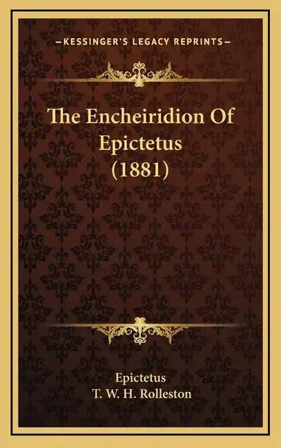 Books by splitShops - Wholesale Philosophy Book - The Encheiridion of Epictetus (1881) - Hardcover0
