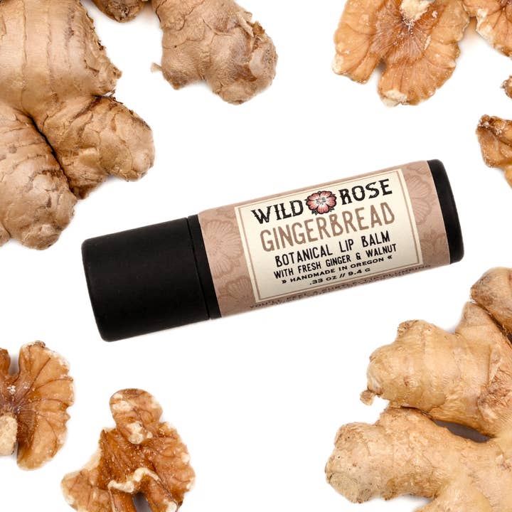 Wild Rose Herbs - Wholesale Lip Balm - Gingerbread Lip Balm