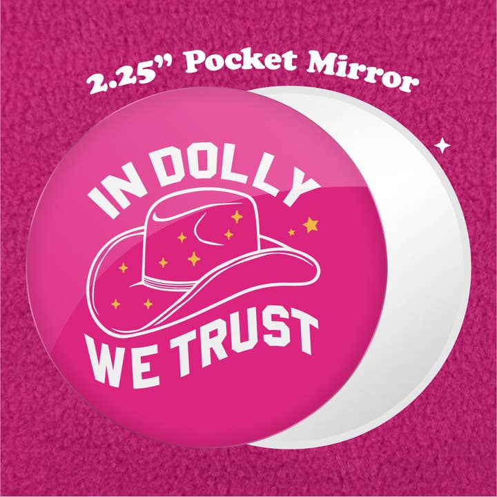 I Dolly We Trust 2,25" Fickspegel för wholesale av Bewilderment