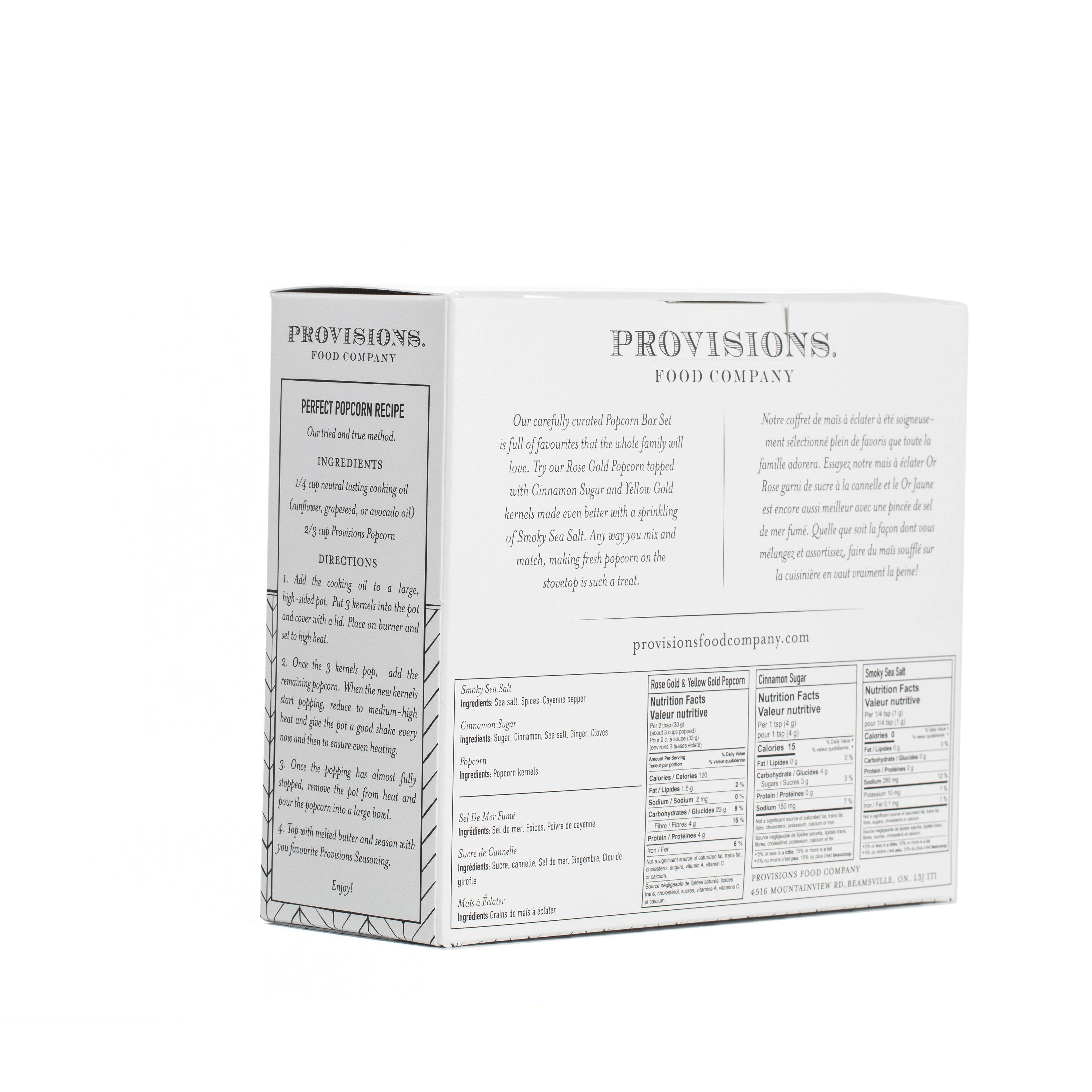 Provisions Food Company - Wholesale Popcorn - Popcorn & Salt Gift Set2