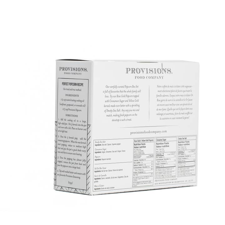Provisions Food Company - Wholesale Popcorn - Popcorn & Salt Gift Set2