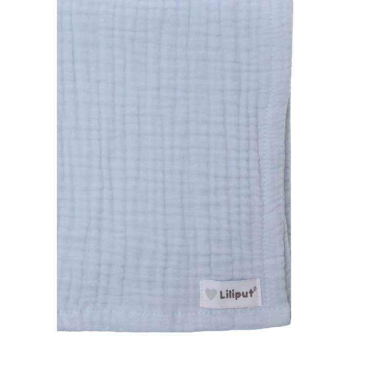 Liliput - Wholesale Quilt - Kids & Baby - Large musselin blanket blue 120x85cm