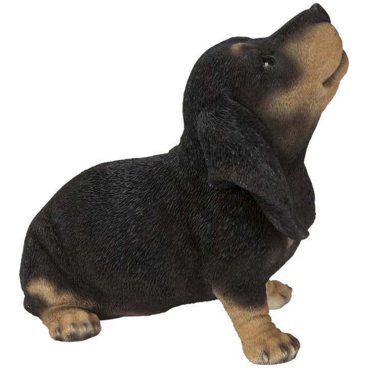Hi-Line Gift Ltd. - Wholesale Outdoor Ornament/Decor - Howling Dachshund Puppy Statue
