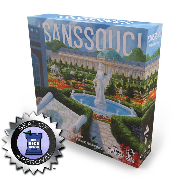 Mayday Games - Wholesale Board Game - Sanssouci 2-4 Player Board Game by Michael Kiesling