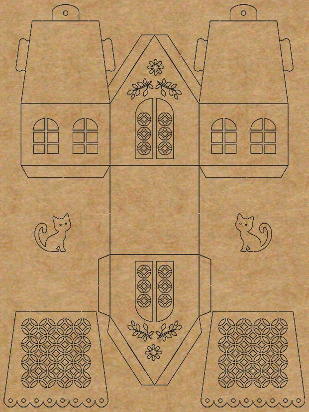 URSUS® / Buntpapierfabrik Ludwig Bähr GmbH & Co. KG - Wholesale DIY Craft Kit - “Crunchy House” gift box set3