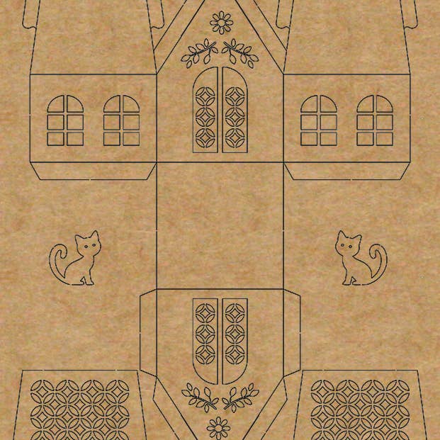 URSUS® / Buntpapierfabrik Ludwig Bähr GmbH & Co. KG - Wholesale DIY Craft Kit - “Crunchy House” gift box set3