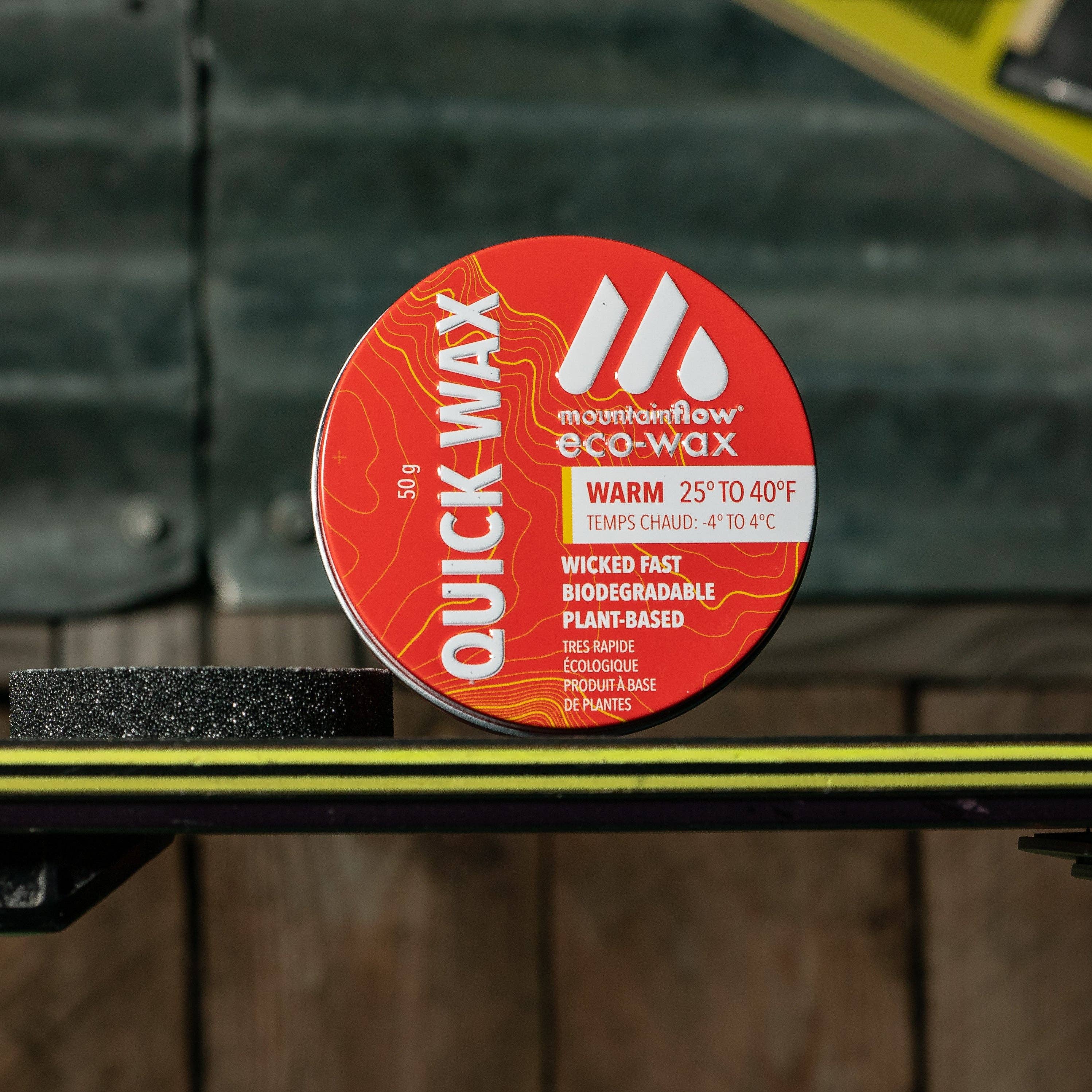 mountainFLOW - Wholesale Sporting Accessories - Quick Wax: Warm | CASE = 16 Tins | Size = 2 OZ/Tin [RETAIL]2