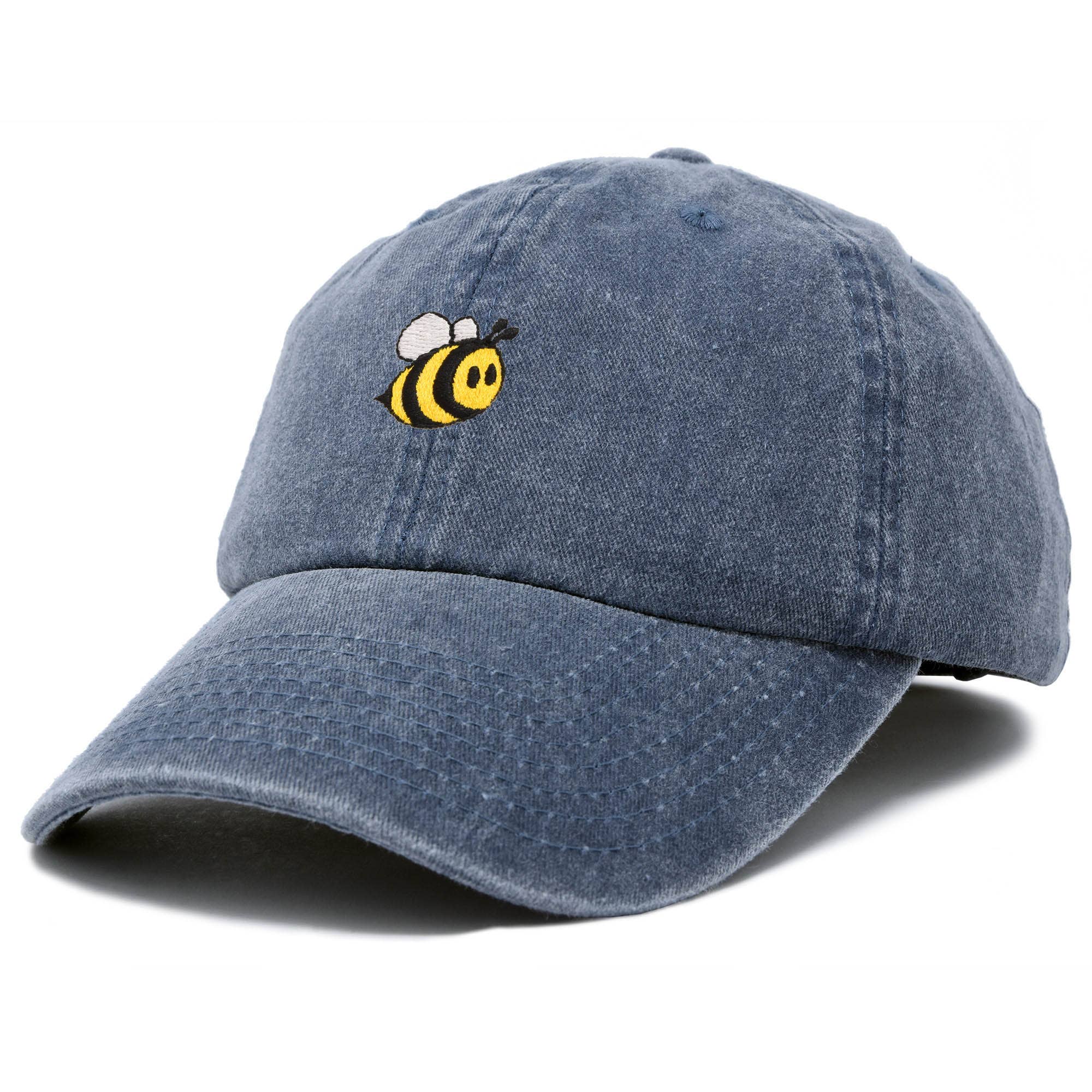 Dalix - Wholesale Baseball Cap - Unisex - DALIX Bumble Bee Baseball Cap Dad Hat Embroider Womens Girls3