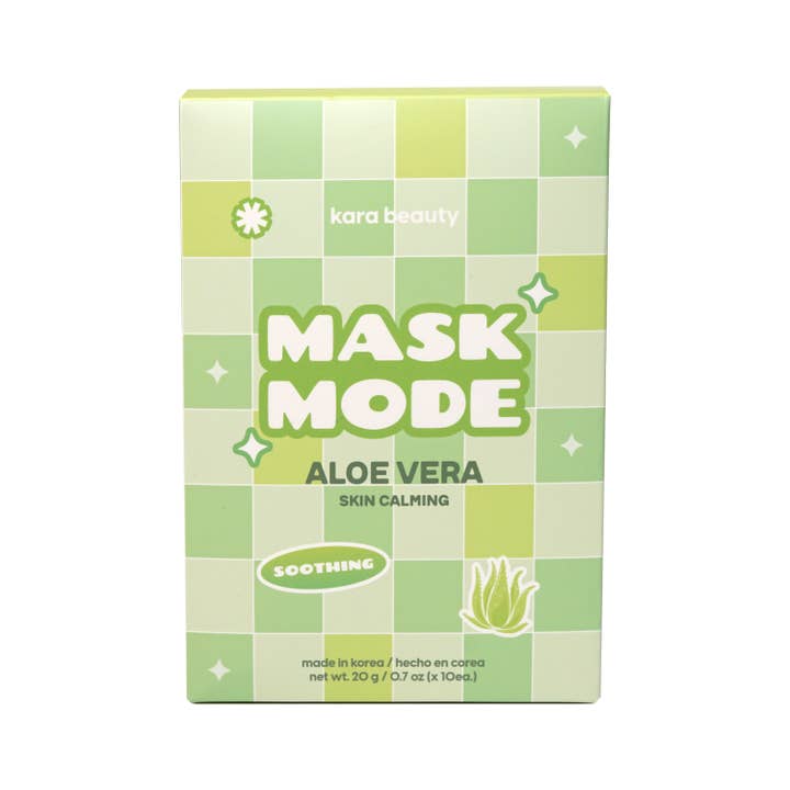 Kara Beauty - Wholesale Skincare Face Mask - Mask Mode Sheet Mask (10 pack) - Aloe Vera