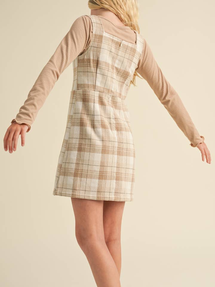 heart and arrow - Wholesale Dress – Kids - TWEEN KIDS GIRLS PLAID SHEATH DRESS (7-12) 5