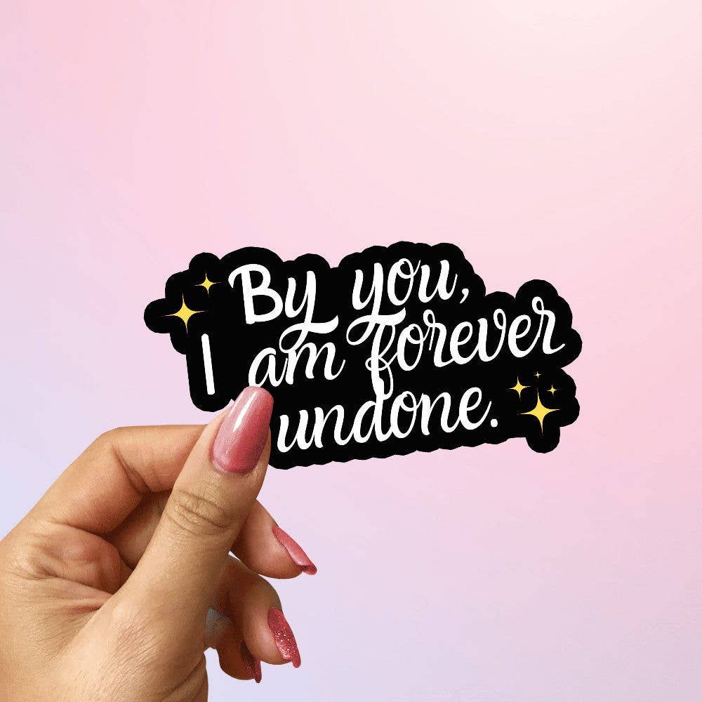 Bookish Queen - Vente Autocollant - Autocollant de Cardan Greenbriar, Prince Cruel - Par toi, je suis à jamais défait.0