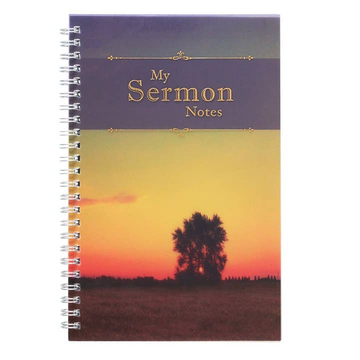 Notebook Wirebound My Sermon Notes Tree for wholesale by Christian Art Gifts