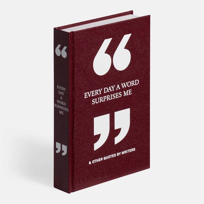 Phaidon - Wholesale Reference - Every Day A Word Surprises Me & Other Quotes By Writers