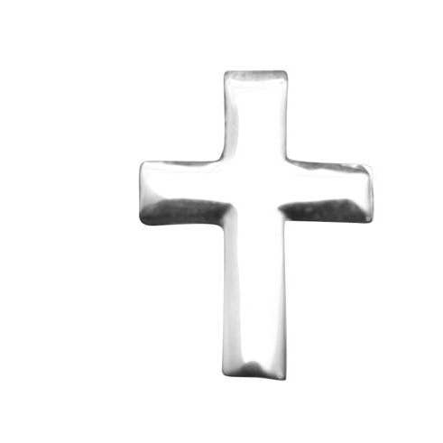 The Awareness Company - Wholesale Lapel Pin/Button - Small Silver Cross Lapel Pins