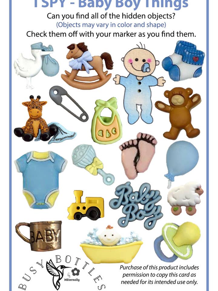 Dementia Friendly Memory Play - Baby Boy Bottle for wholesale by MEternally