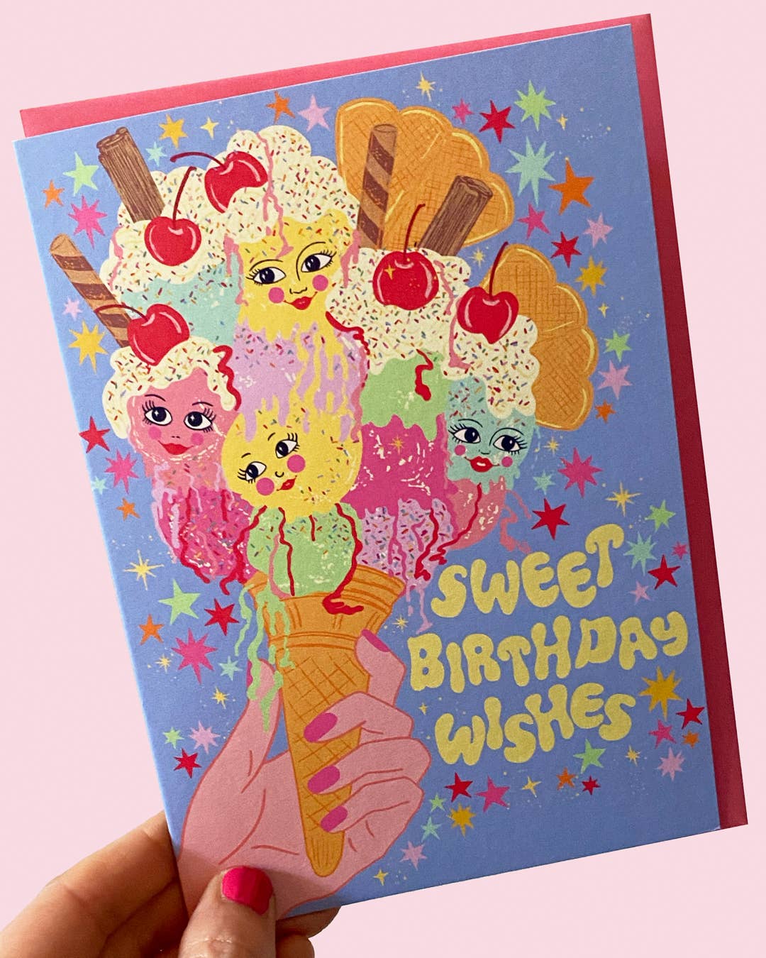 Lost Plots – wholesale Birthday card – Ice Cream Birthday Card - Sweet Birthday Wishes1