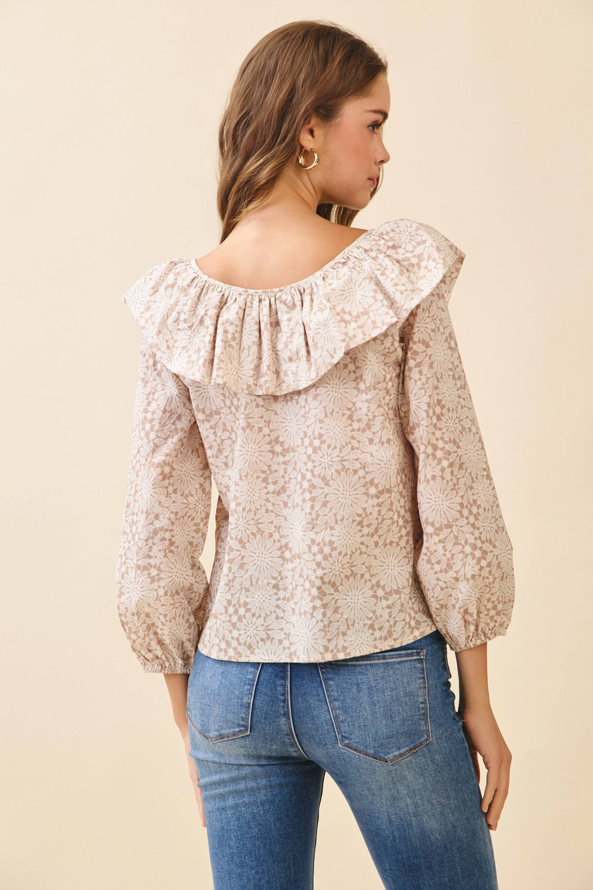 TCEC - Wholesale Blouse - Women's - CT8907S-Long Sleeve Floral Printed Top9