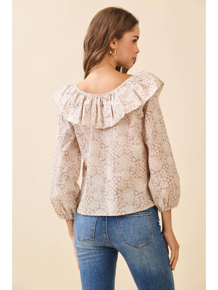 TCEC - Wholesale Blouse - Women's - CT8907S-Long Sleeve Floral Printed Top9