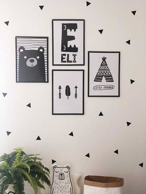 Bunny and Bear Studio - Wholesale Wall Decal/Stickers - Triangle Wall Decals3