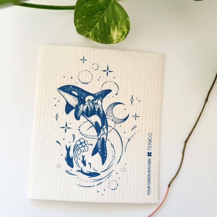 Sponge Cloth / Orca / Reusable Cloth for wholesale by Your Green Kitchen