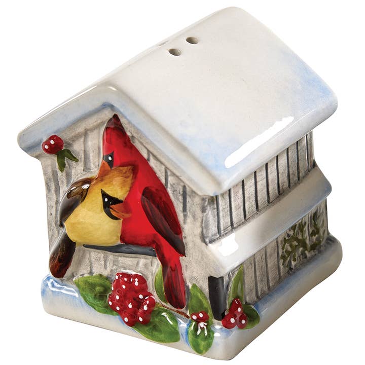 Park Designs - Wholesale Salt & Pepper Shaker Set - Holiday Cardinal Love Salt and Pepper Set1