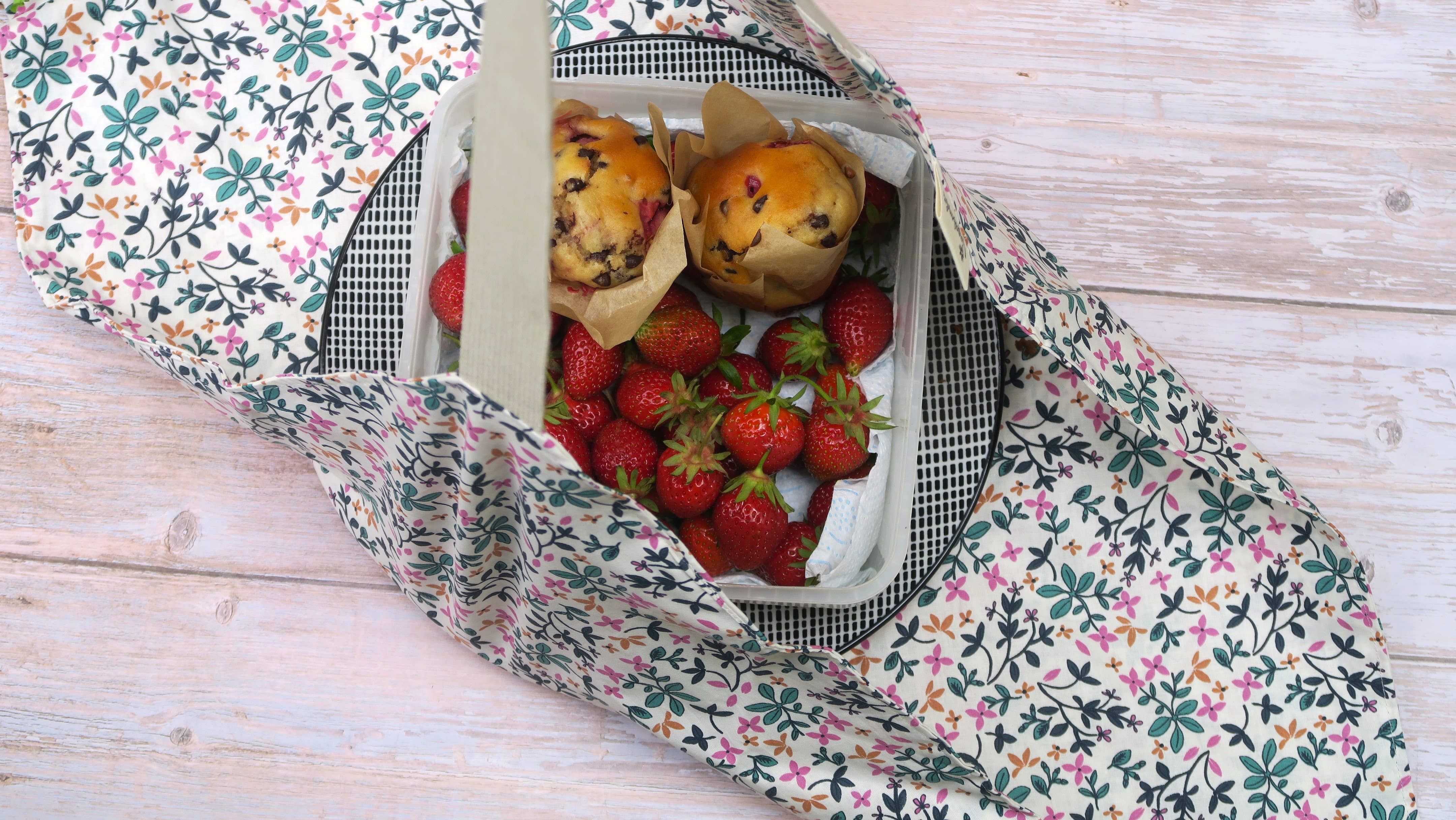 Vagabondes - Wholesale Food Storage Wrap/Bag - Fancy fabric pie bag - adaptable2