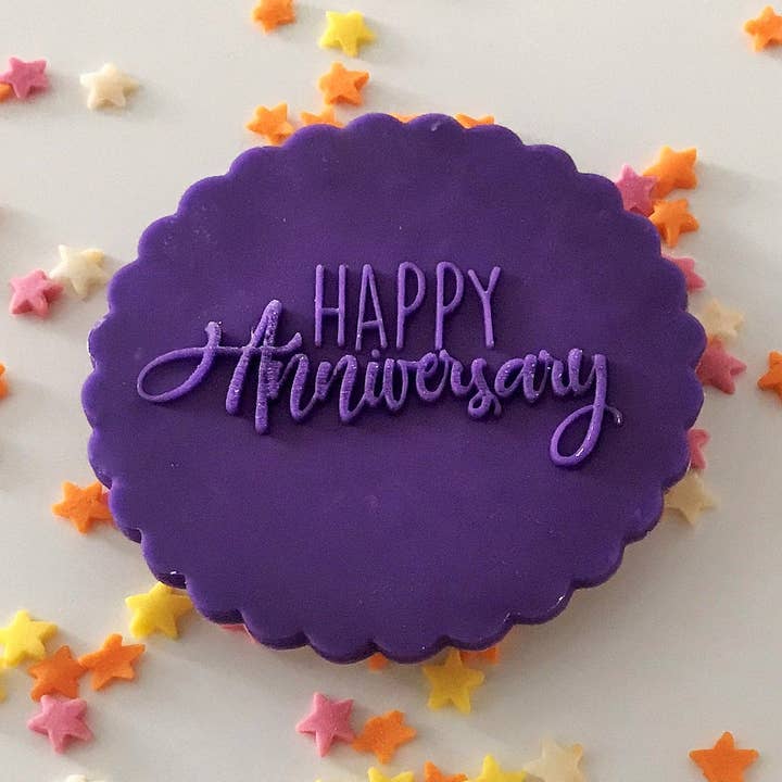 Happy Anniversary Embosser for wholesale by Welshcrafter Design
