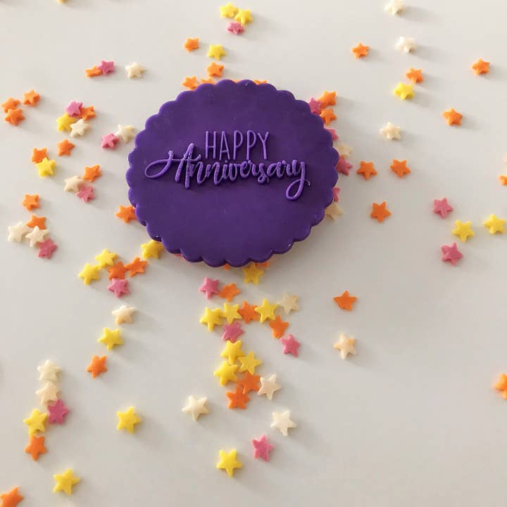 Happy Anniversary Embosser for wholesale by Welshcrafter Design