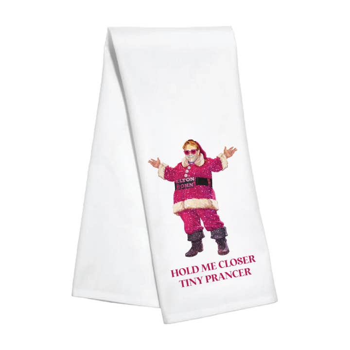 Toss Designs - Wholesale Tea Towel - Kitchen Towel - Elton John Christmas