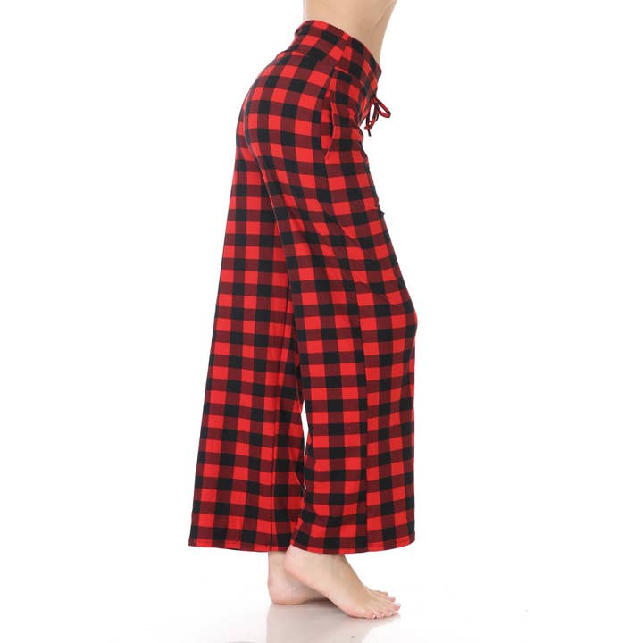 Buttery Soft Print Pajama Pants with Drawstring for wholesale by Leggings Depot